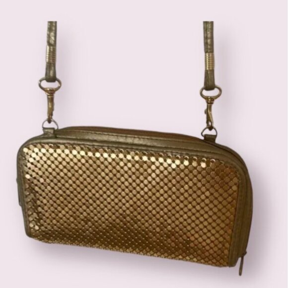 ⭐️ Chainmail Y2K Hipster Chic Glam 90s Hippie Romantic Mini Sling Bag Purse - Picture 1 of 6